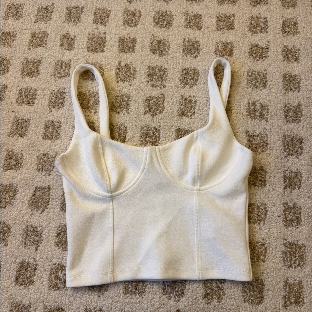 Zara White Tank